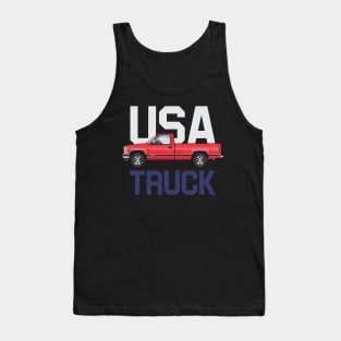 USA Truck LWB Red Tank Top